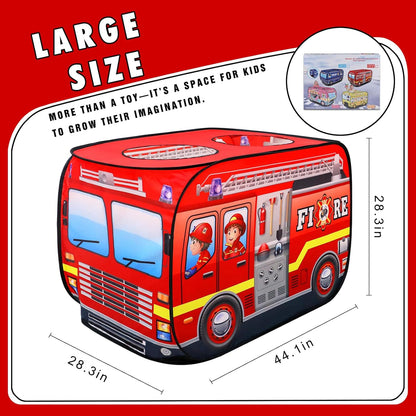 消防車造型兒童快開遊戲帳篷 Fire Truck Pop-Up Play Tent