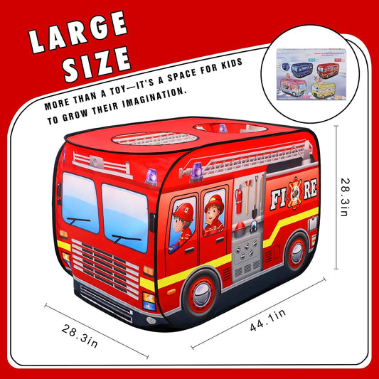 消防車造型兒童快開遊戲帳篷 Fire Truck Pop-Up Play Tent
