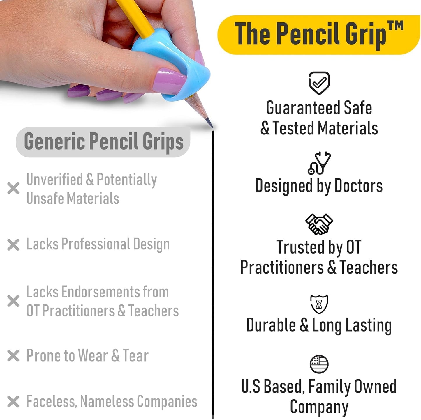 The Pencil 握筆器 6入 Grip Pinch 6-Pack
