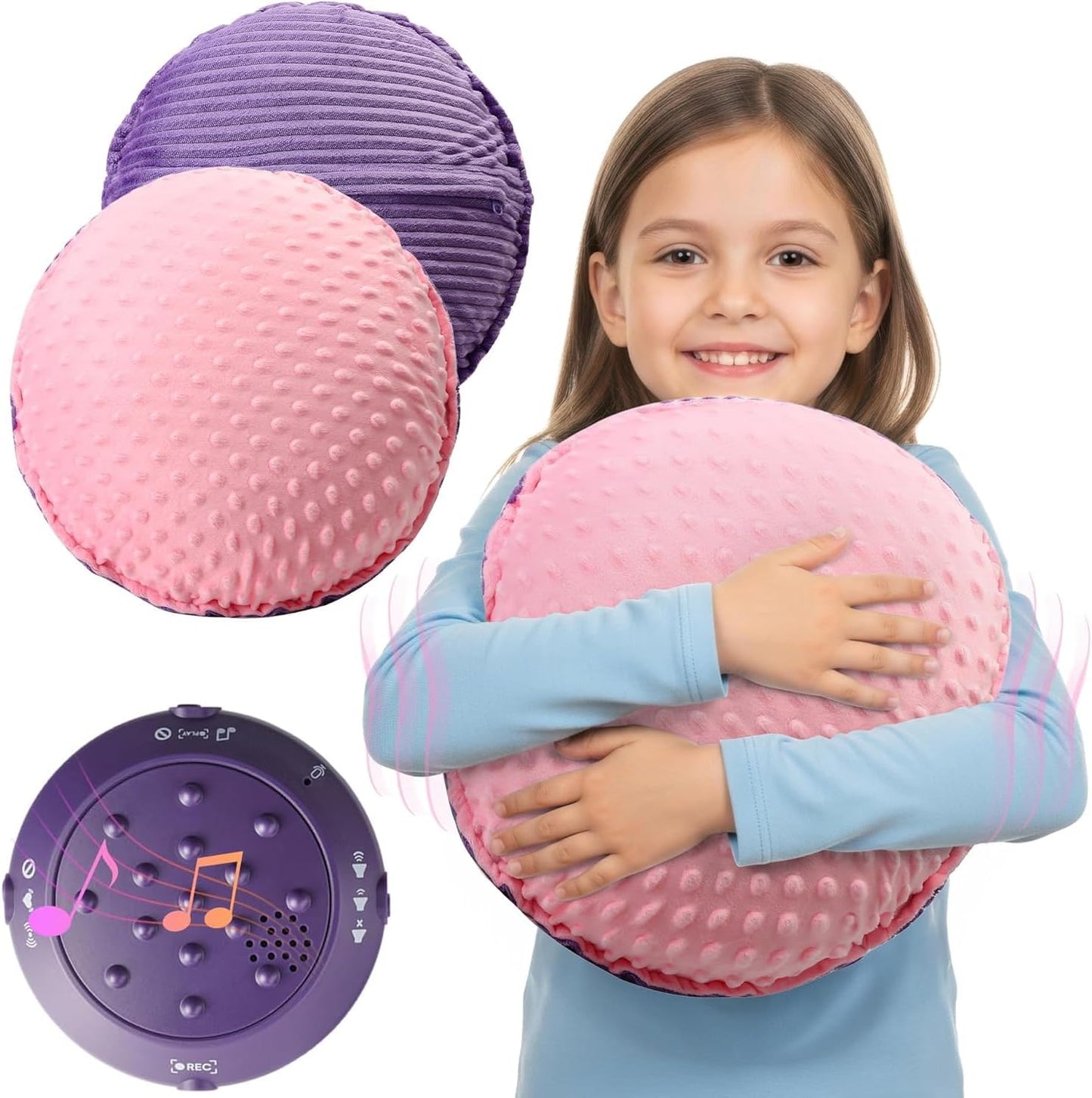 Special Supplies 震動感壓枕（粉紫款） Vibrating Sensory Pillow - Pink-Purple