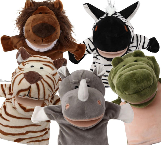 森林動物手偶套裝 2 Safari Animal Hand Puppets 2