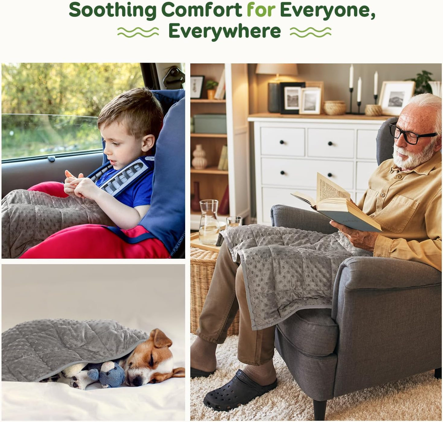 加重膝蓋毯 Weighted Lap Blanket