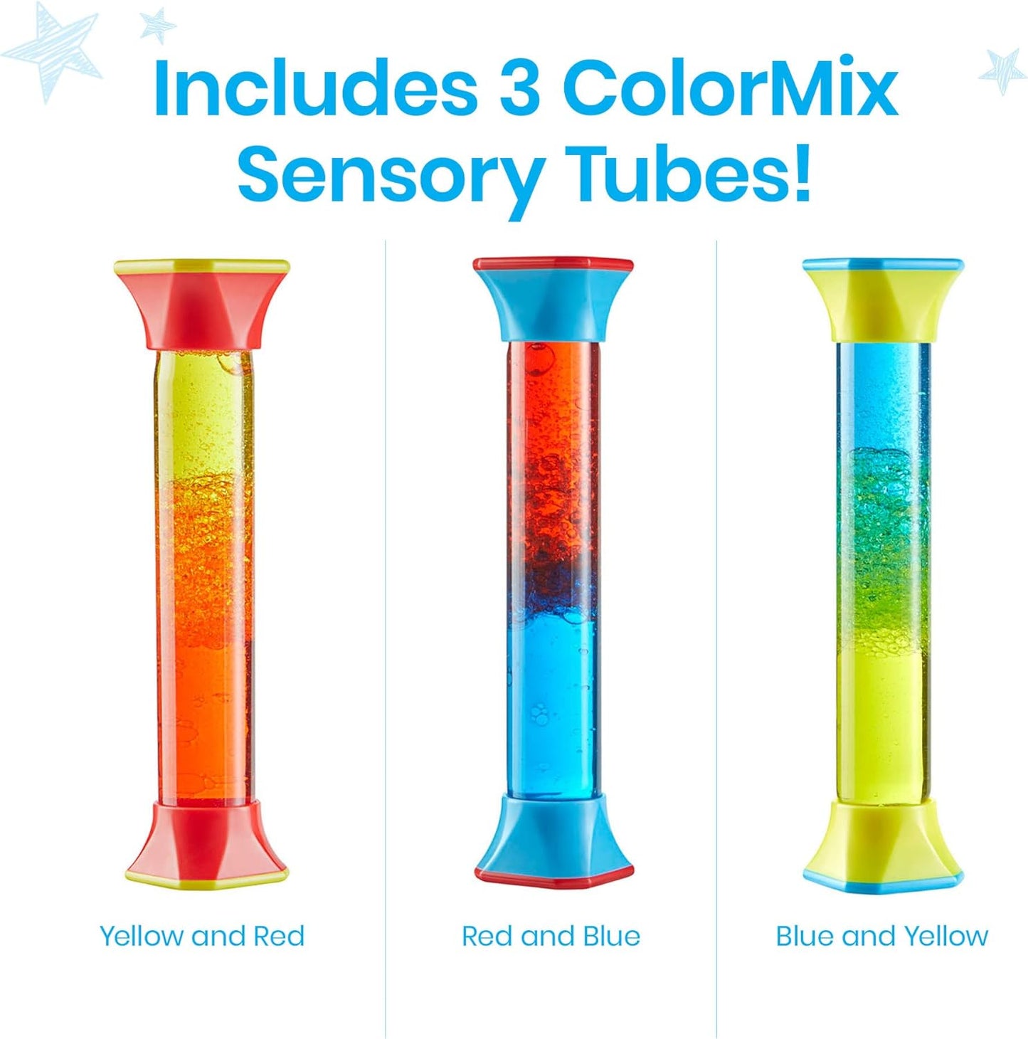 hand2mind 混色感官瓶 ColorMix Sensory Tubes – 3 Pack
