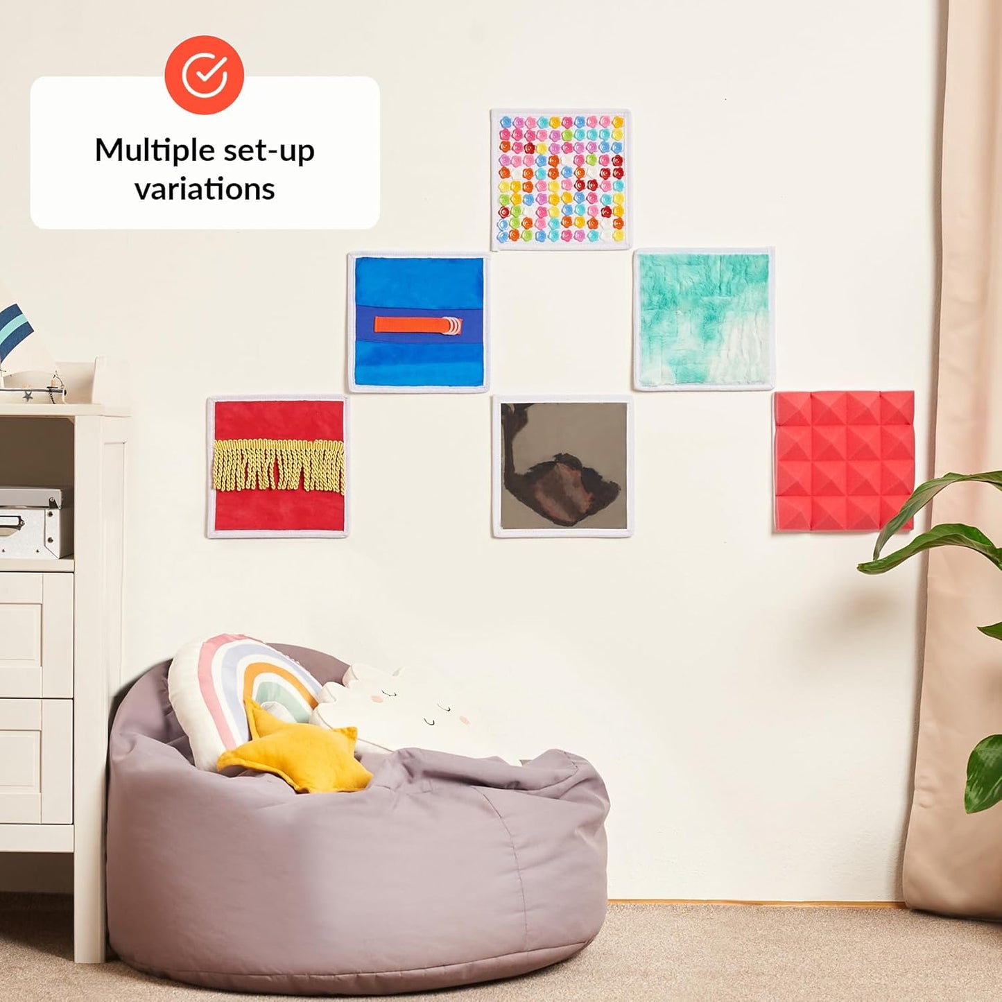 ODOXIA 兒童感統牆面板 Sensory Wall Panels for Kids Set 2