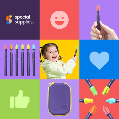 Special Supplies 口腔感知按摩刷 6支組 Sensory Mouth Brushes - 6 Pack