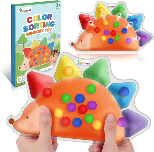 刺蝟顏色分類感官玩具 Hedgehog Color Sorting Sensory Toy