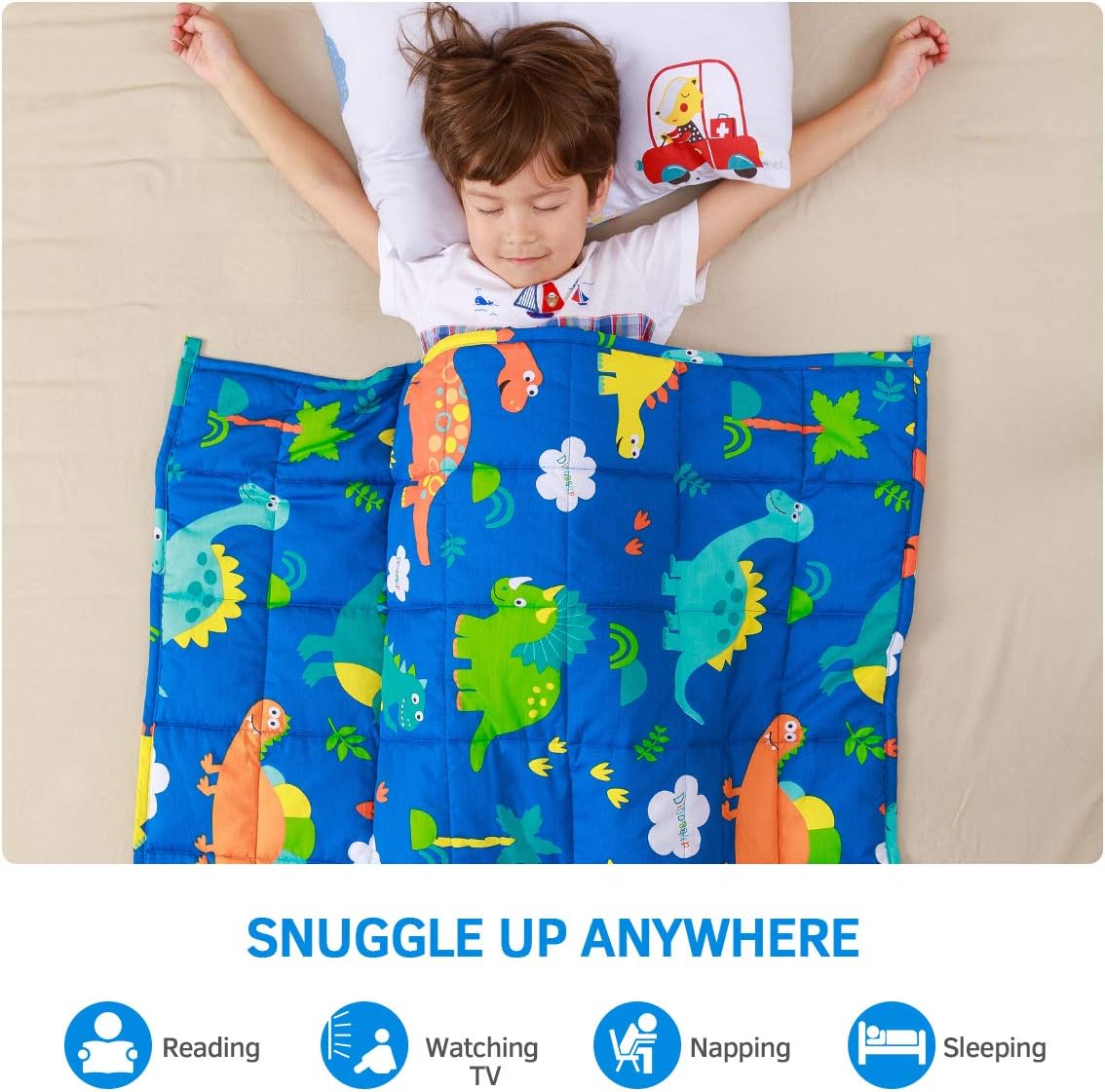 Mr. Sandman 恐龍公園加壓被系列 Dinosaur Park Weighted Blanket Series