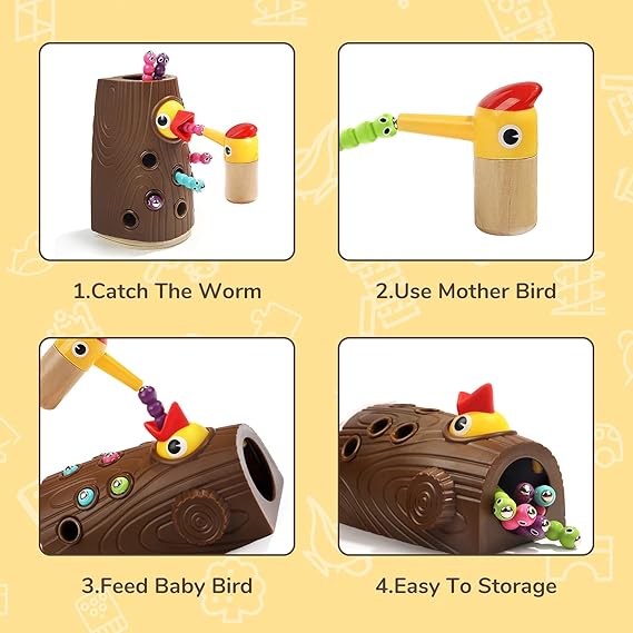 磁性喂鳥玩具 TOP BRIGHT Magnetic Bird Feeding Toy