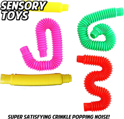彈響伸縮管 感統減壓玩具 Pop Tubes Sensory Fidget Tubes