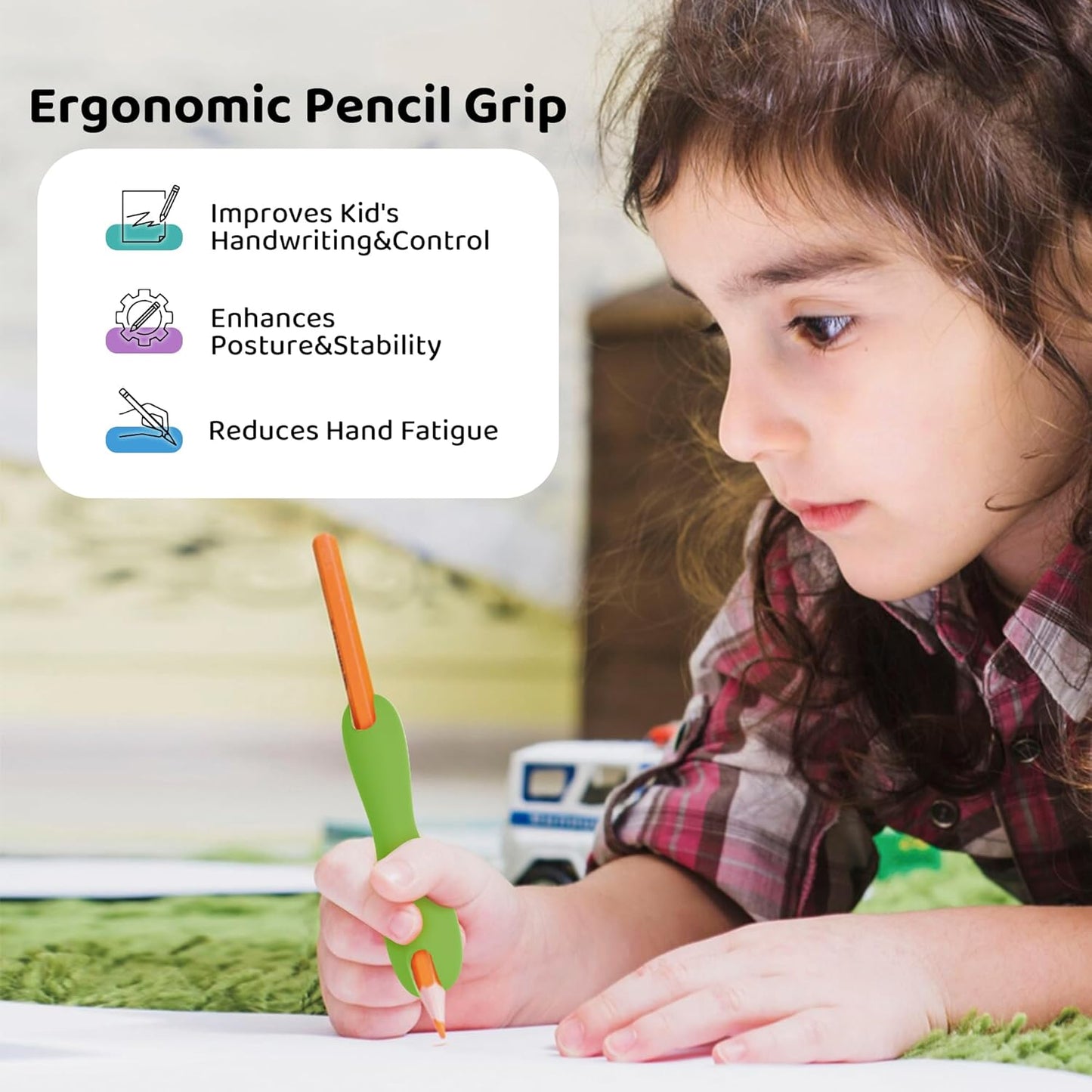 人體工學握筆器 3入組 Ergonomic Dual-Head Pencil Grips 3-Pack
