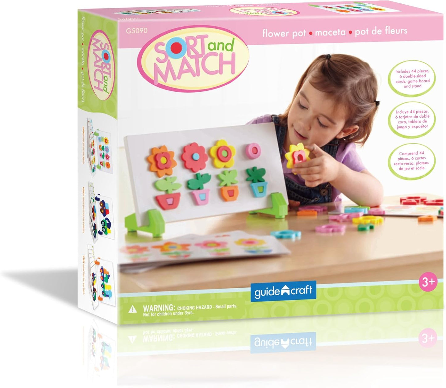 Guidecraft 花盆配對遊戲 Flower Pot Sort & Match