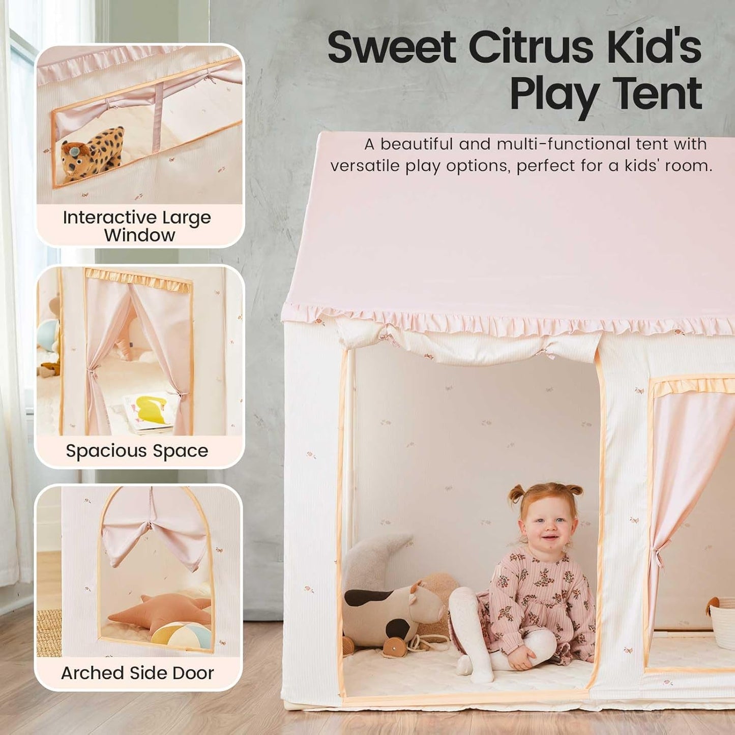 Tiny Land 夢幻粉紅遊戲帳篷 Princess Pink Tent