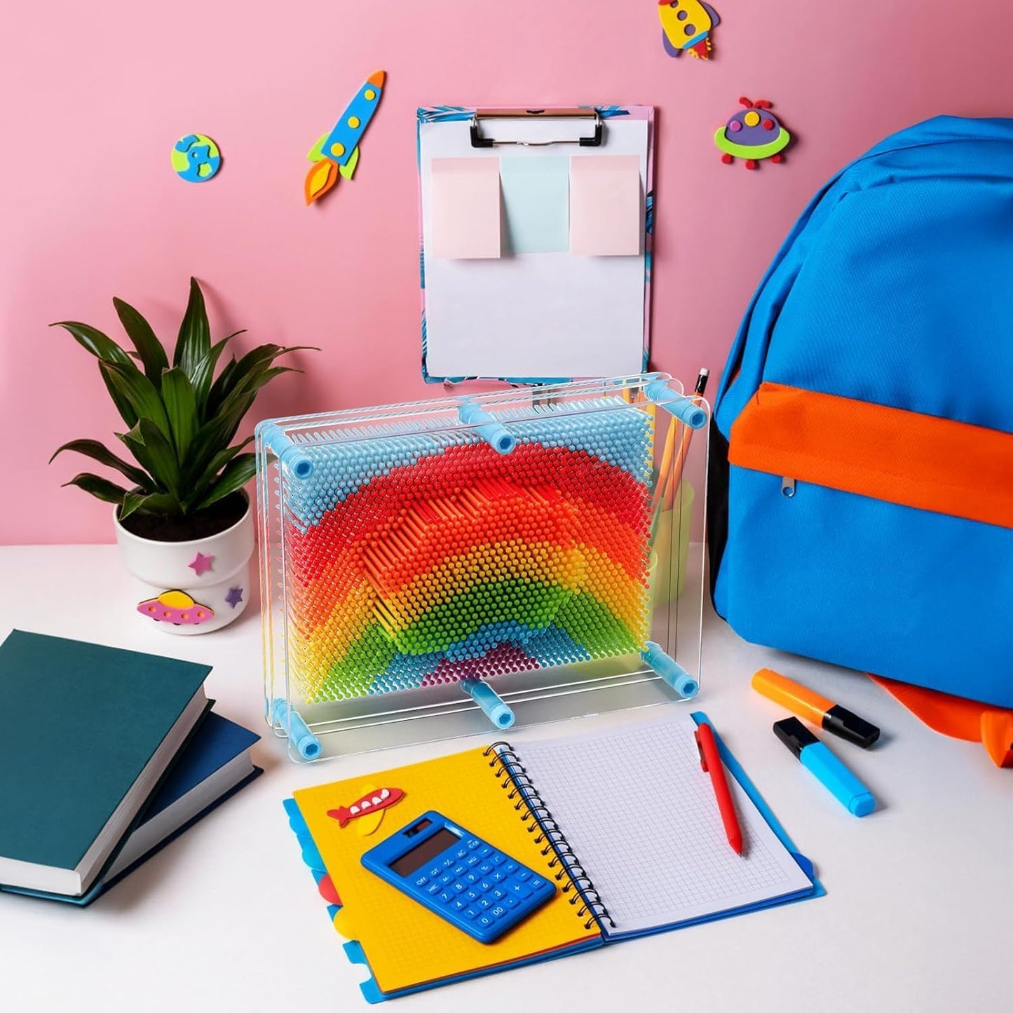 3D 彩虹立體針雕感官玩具 3D Rainbow Pin Art Toy Set