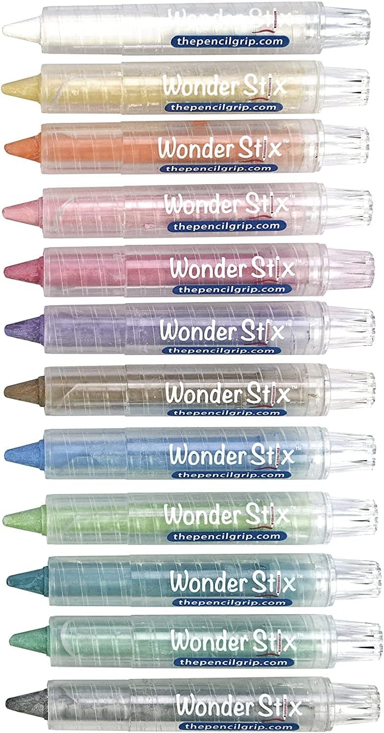 Wonder Stix 無塵粉彩蠟筆 12色/ 24色 Dustless Chalk Crayons 12/ 24 Pastel Colors