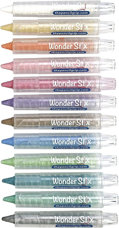 Wonder Stix 無塵粉彩蠟筆 12色/ 24色 Dustless Chalk Crayons 12/ 24 Pastel