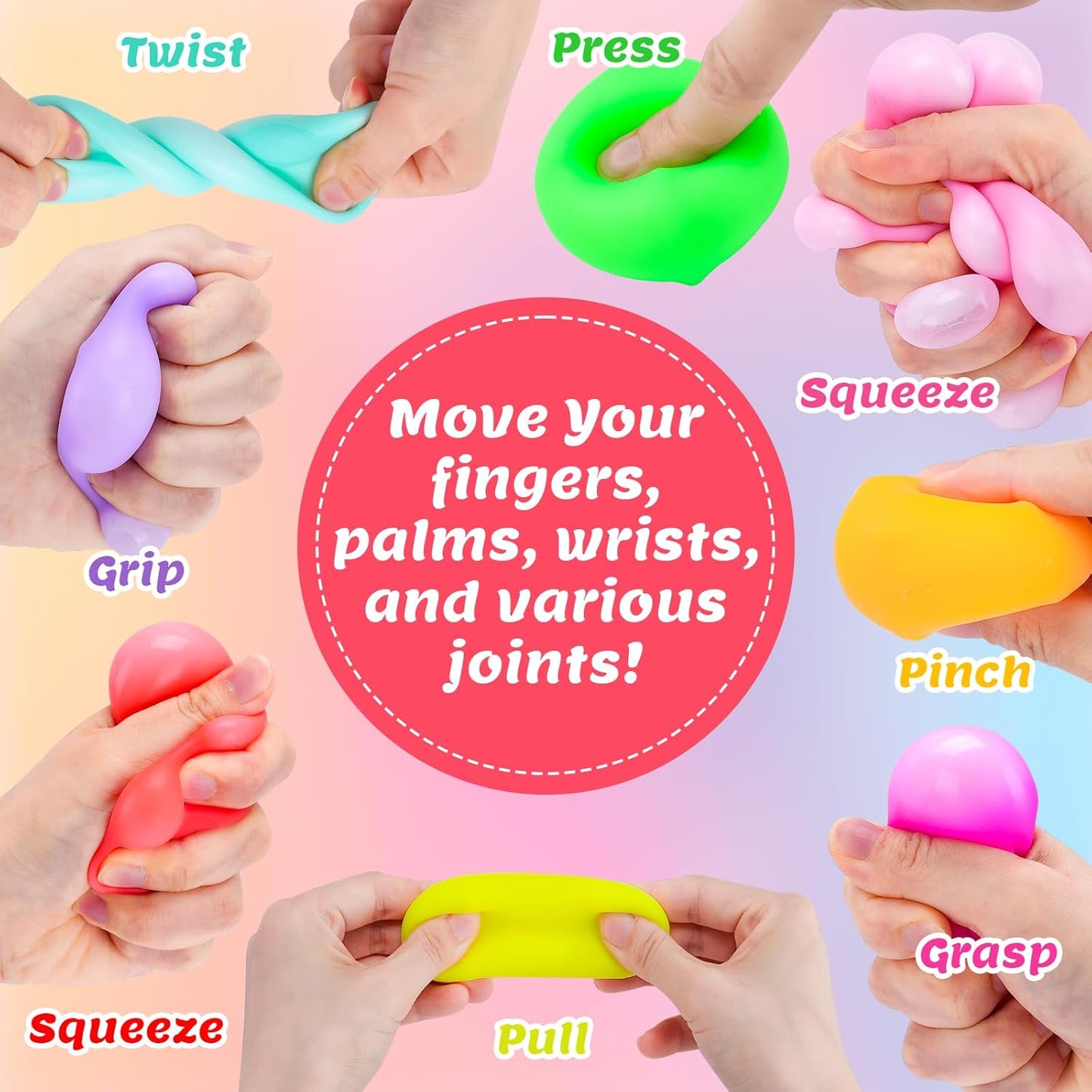 12入慢回彈舒壓立方 12-Pack Slow-Rise Stress Cubes