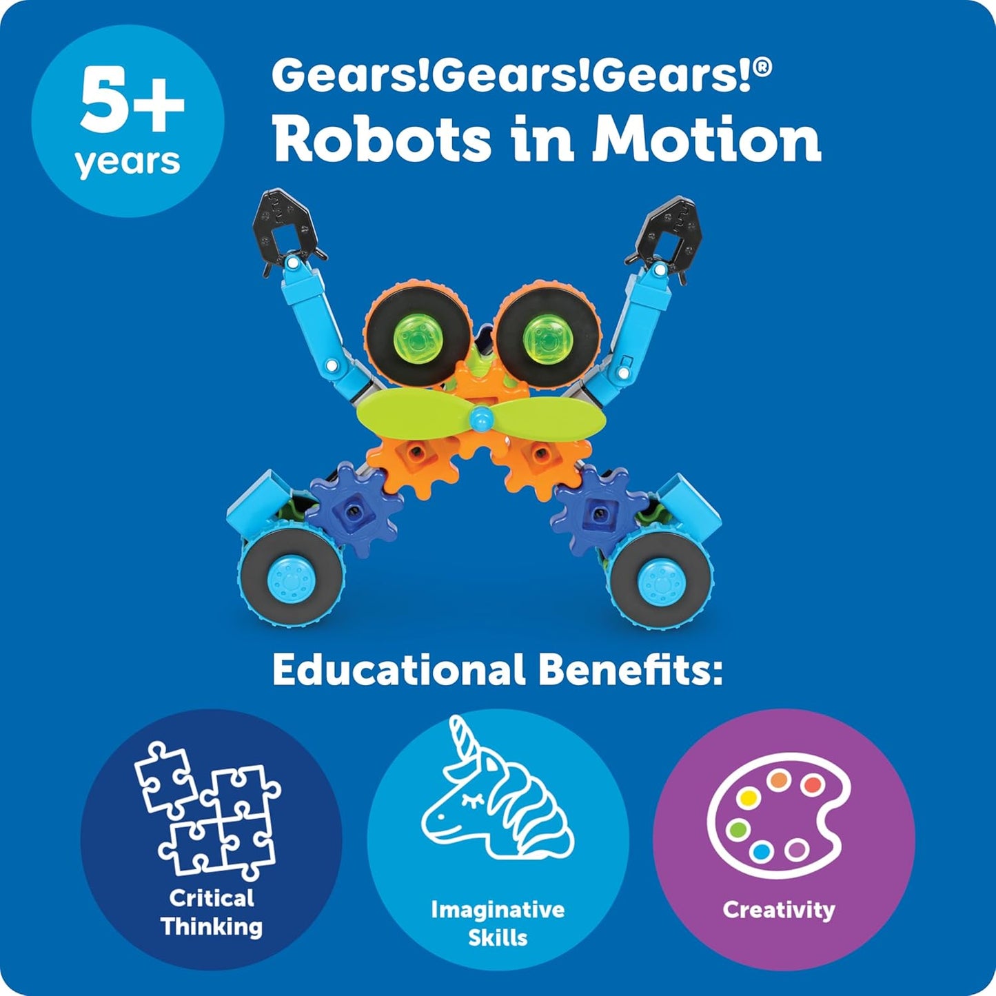 Learning Resources 機器人動能齒輪組 Robots in Motion