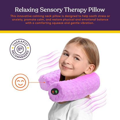 Special Supplies 震動感壓頸枕（紫／藍絨款）Vibrating Neck Pillow - Purple/Blue