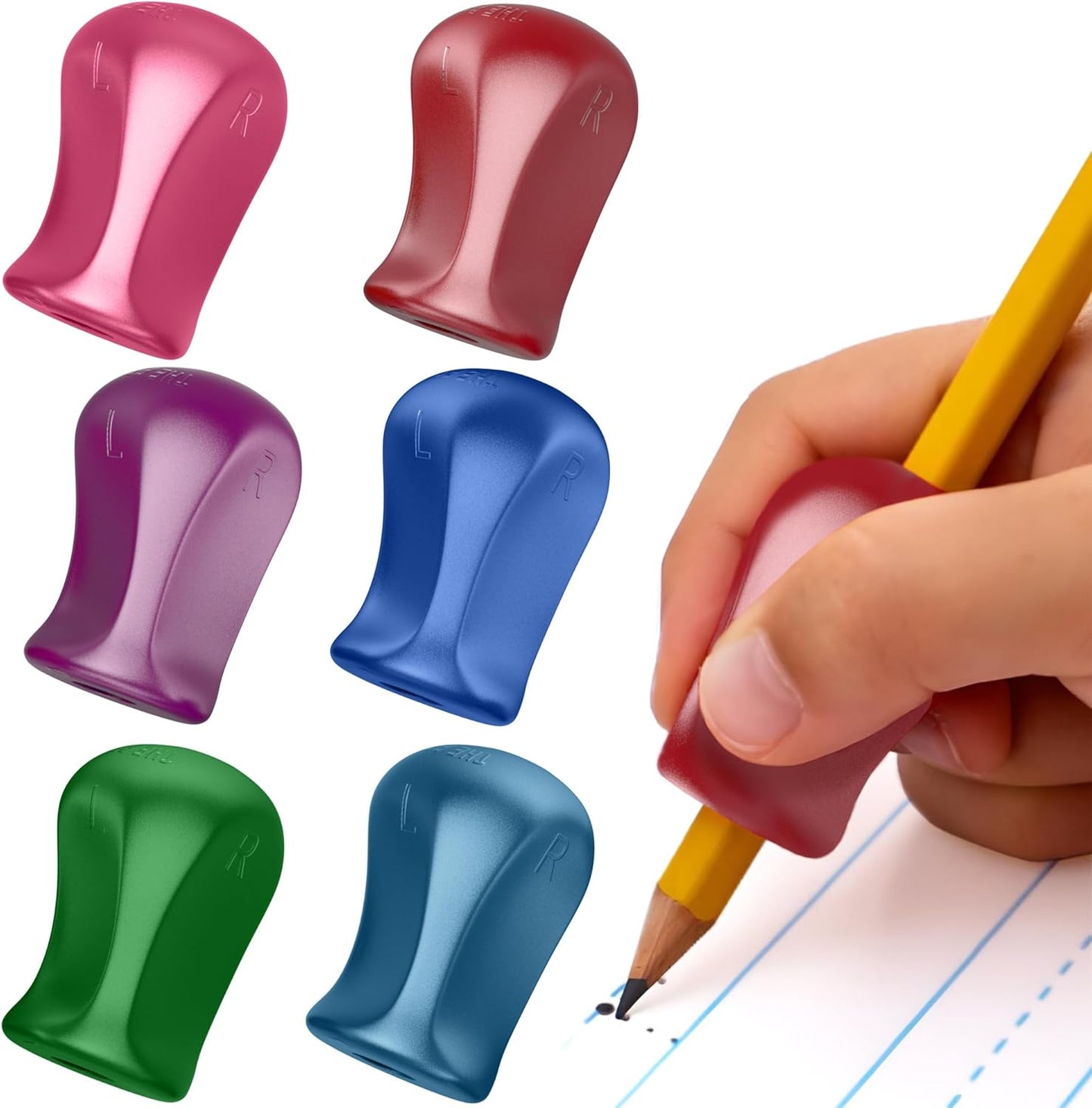 The Pencil Grip 經典握筆器 6入多色組 Original Grippers 6-Pack