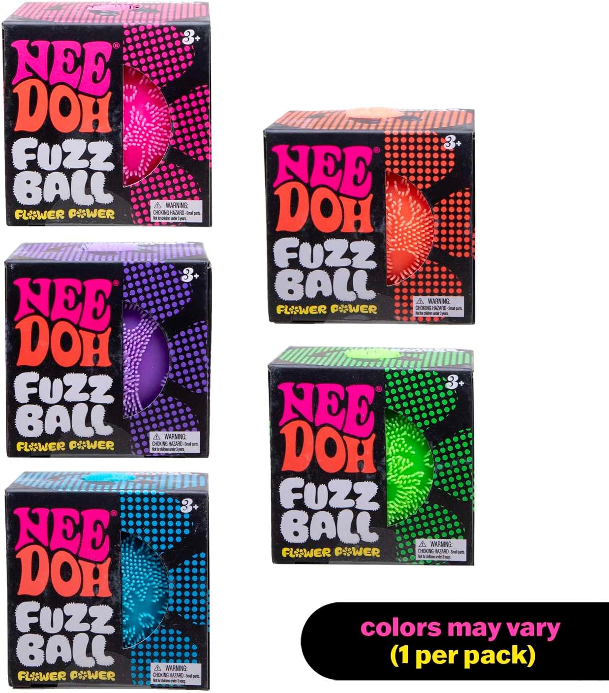 NeeDoh 花朵絨毛舒壓球 Flower Power Fuzz Ball