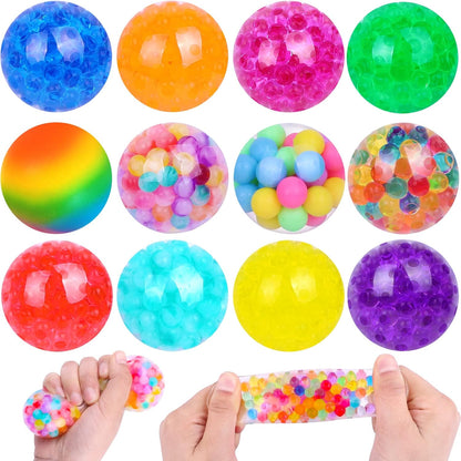 12入專業舒壓球組（款式顏色隨機） 12-Pack Professional Stress Balls