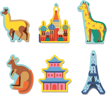 Mudpuppy 世界地圖拼圖 Map of the World Puzzle
