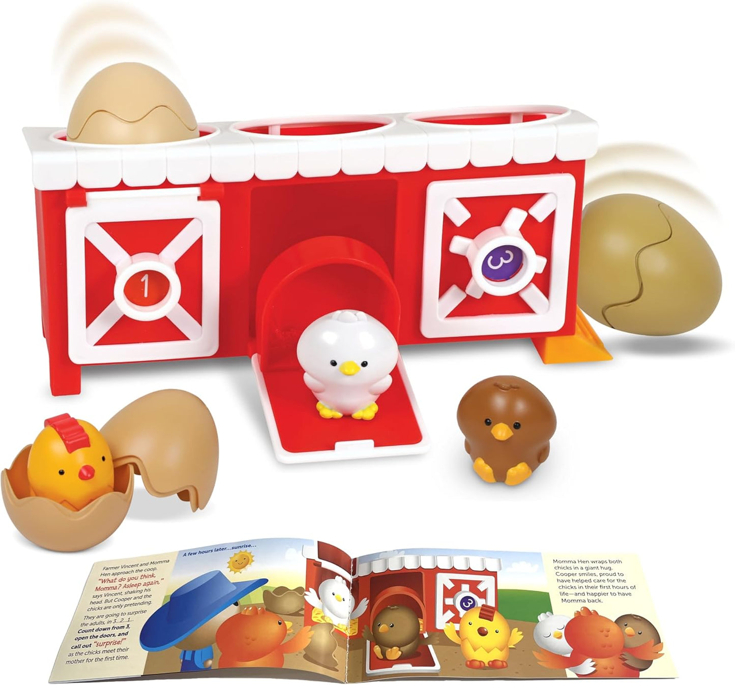 Learning Resources 小雞躲貓貓農舍 Peeksville Hide & Cheep Chicken Coop