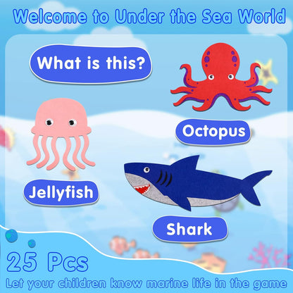 海洋主題毛氈故事板 Ocean Felt Board Story Set
