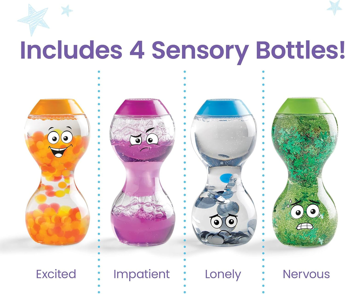 hand2mind 情緒感知感官瓶-進階情緒組 Express Your Feelings Sensory Bottles- Secondary Emotions