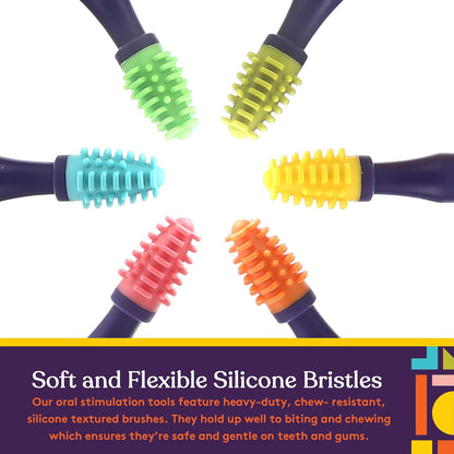 Special Supplies 口腔感知按摩刷 6支組 Sensory Mouth Brushes - 6 Pack