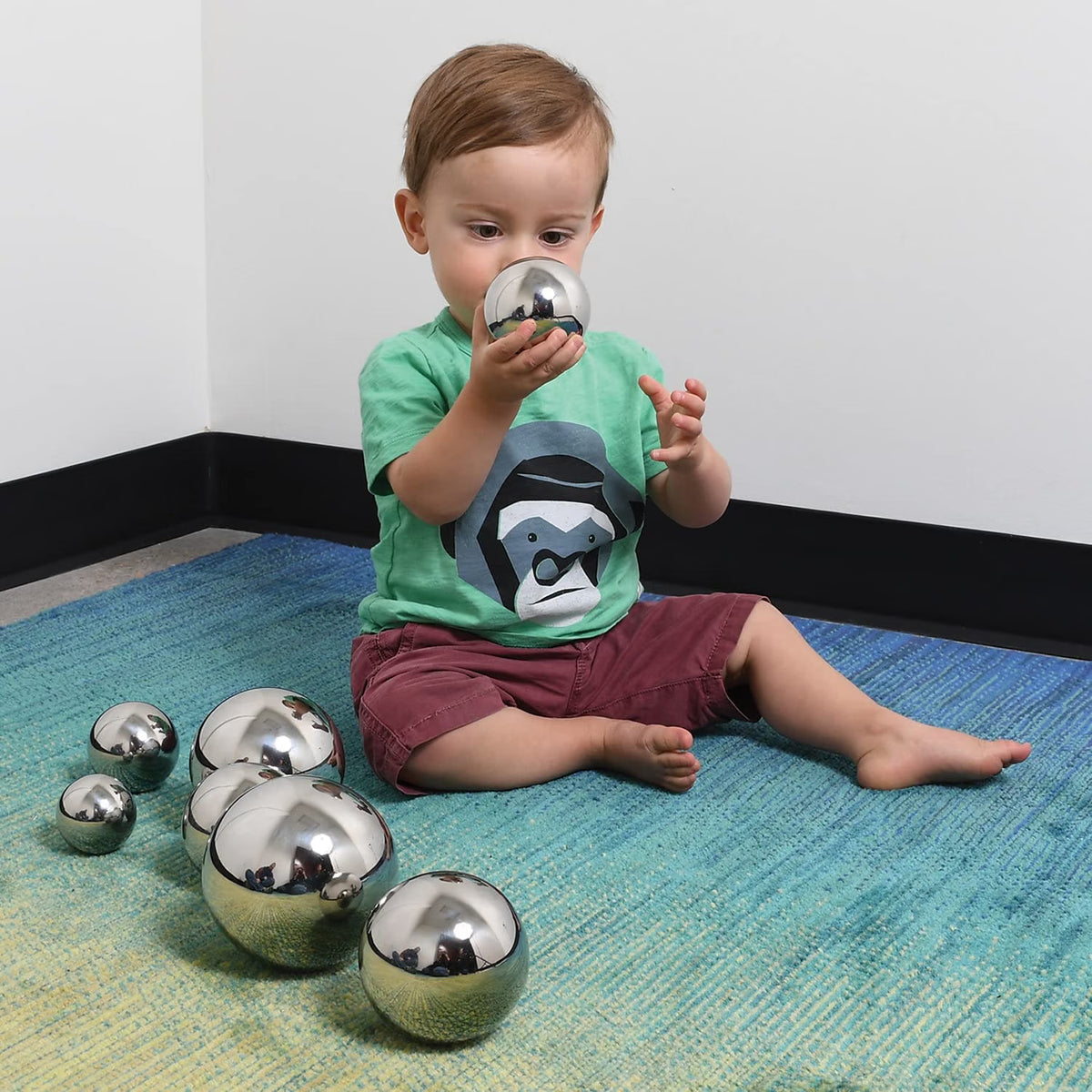 不鏽鋼反光聲音感官球 Tickit Sensory Reflective Sound Balls (Set of 7)