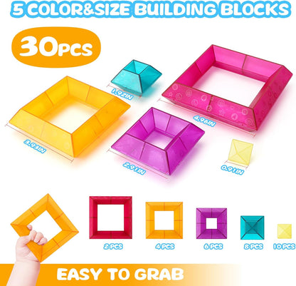 透光積木套裝 30片 Light Table Building Block Sets 30PCS