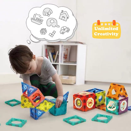 夜光磁力滾珠建構積木 110片 Glow-in-the-Dark Magnetic Marble Run 110-Piece