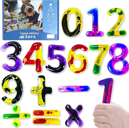 感統數字凝膠玩具15件組 Sensory Gel Numbers 15-Pack