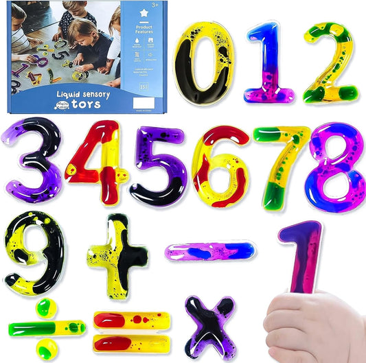 感統數字凝膠玩具15件組 Sensory Gel Numbers 15-Pack