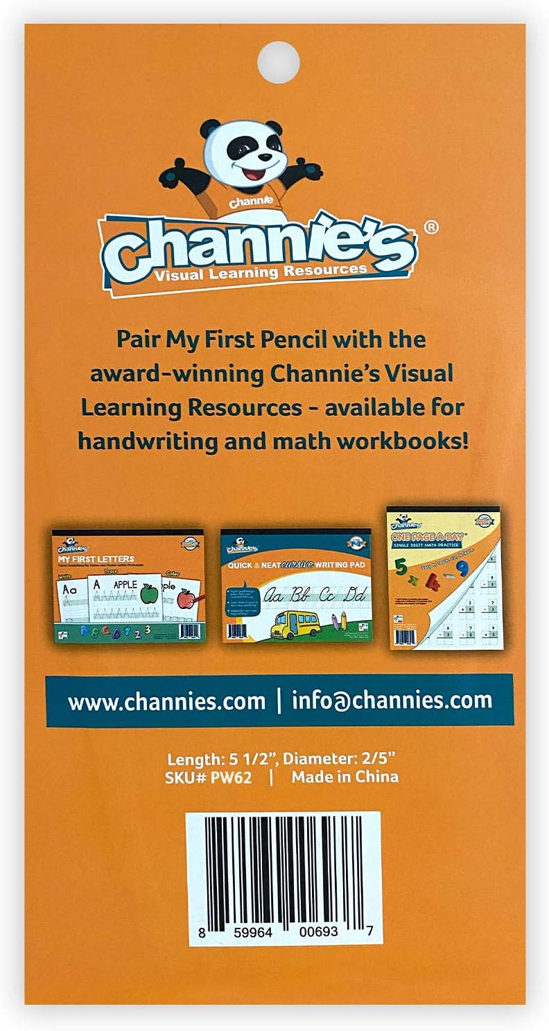 Channie's 我的第一支鉛筆 幼兒專用巨無霸鉛筆組 My First Pencil Jumbo Preschool Set