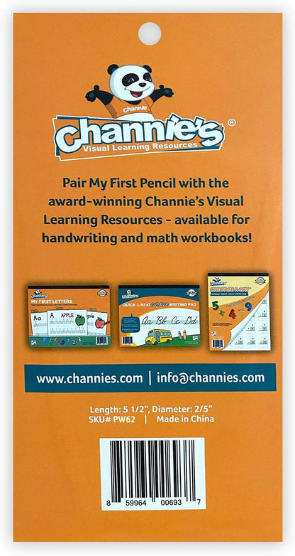 Channie's 我的第一支鉛筆 幼兒專用巨無霸鉛筆組 My First Pencil Jumbo Preschool Set