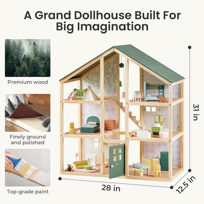Tiny Land 森林風娃娃屋 Forest Dollhouse