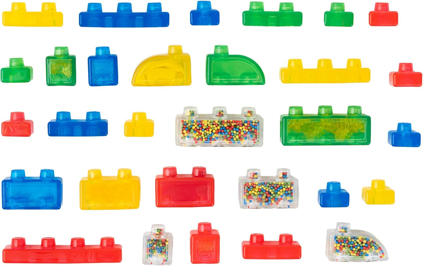 Jelly Blox 收納積木箱 30件式感官積木組 Stash 'N Stack 30 Blocks
