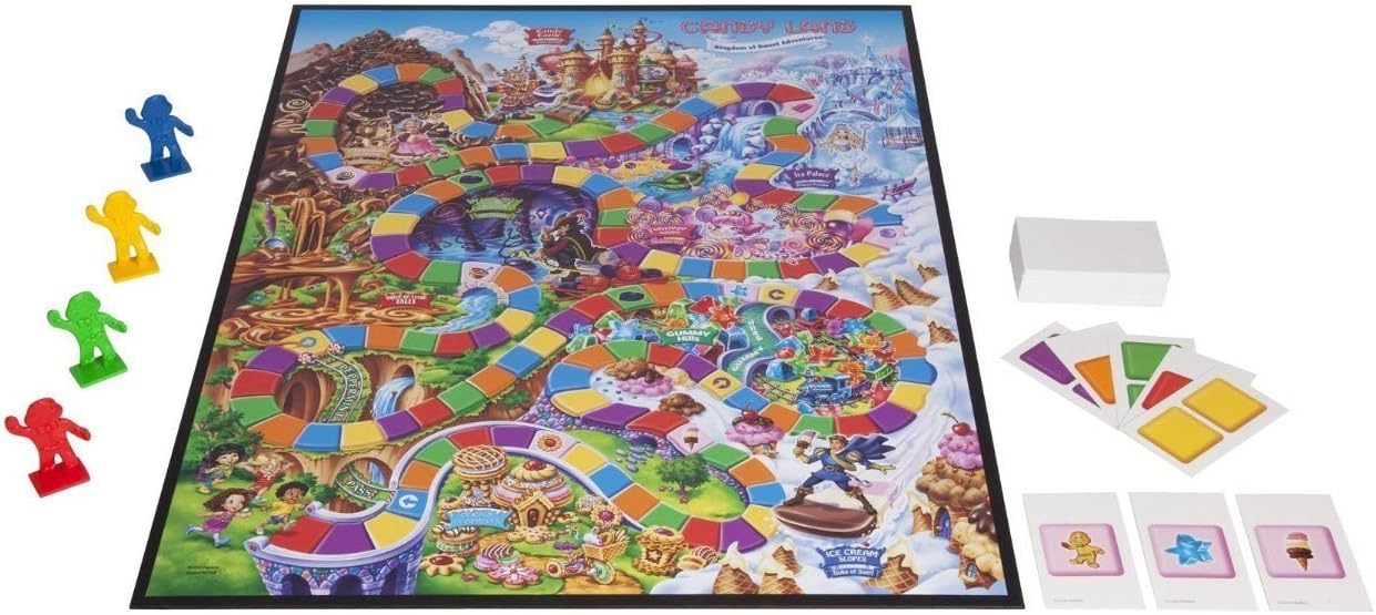 Candy Land 兒童版 Hasbro Gaming Candy Land Kingdom of Sweet Adventures Board Game