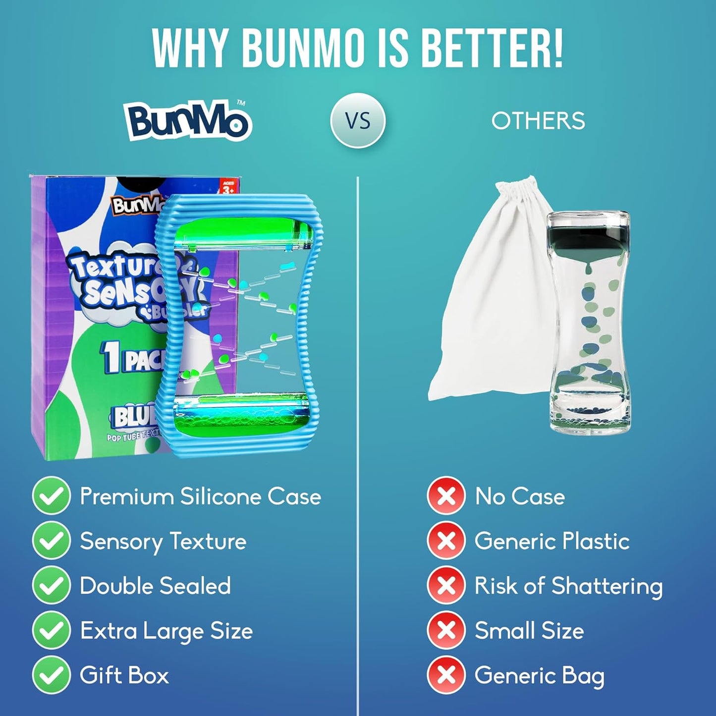 BUNMO 液體流光紓壓計時器 Liquid Motion Bubbler Sensory Timer