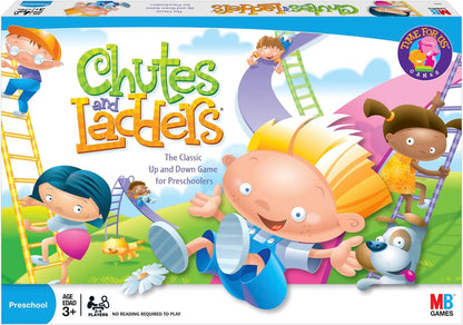 Chutes and Ladders 兒童版 Hasbro Gaming Chutes and Ladders Board Game