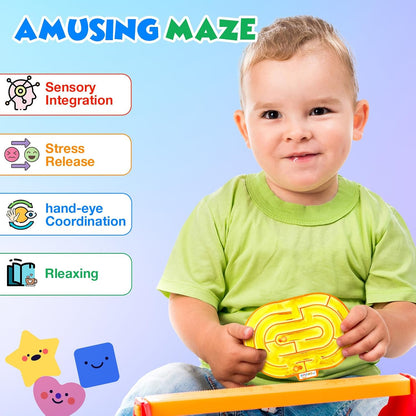 LESONG 凝膠迷宮感統玩具 6入組 Gel Maze Sensory Toys 8-Pack
