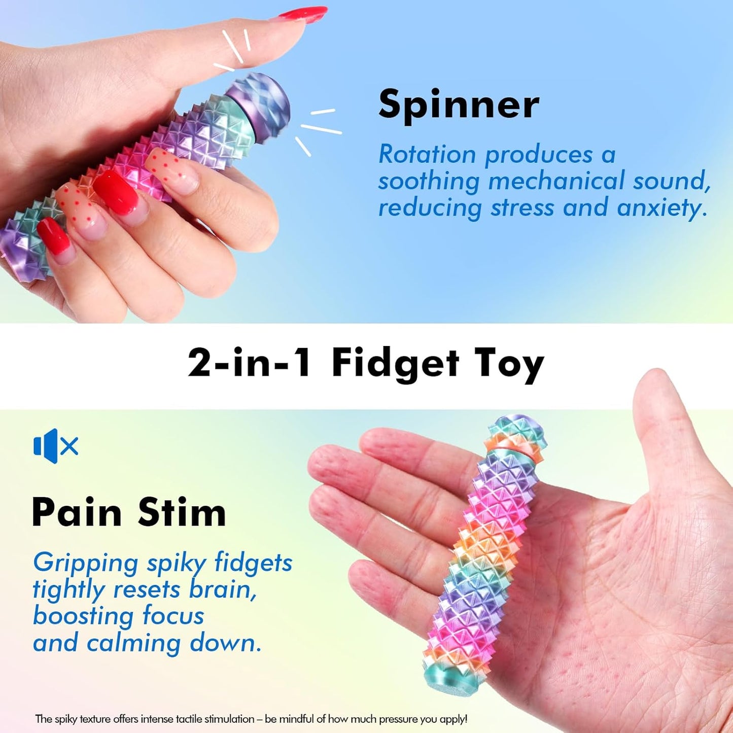 LESONG 旋轉尖刺減壓器 Rotating Spiky Grippie