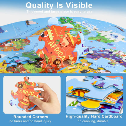 世界地圖拼圖 World Map Jigsaw Puzzle