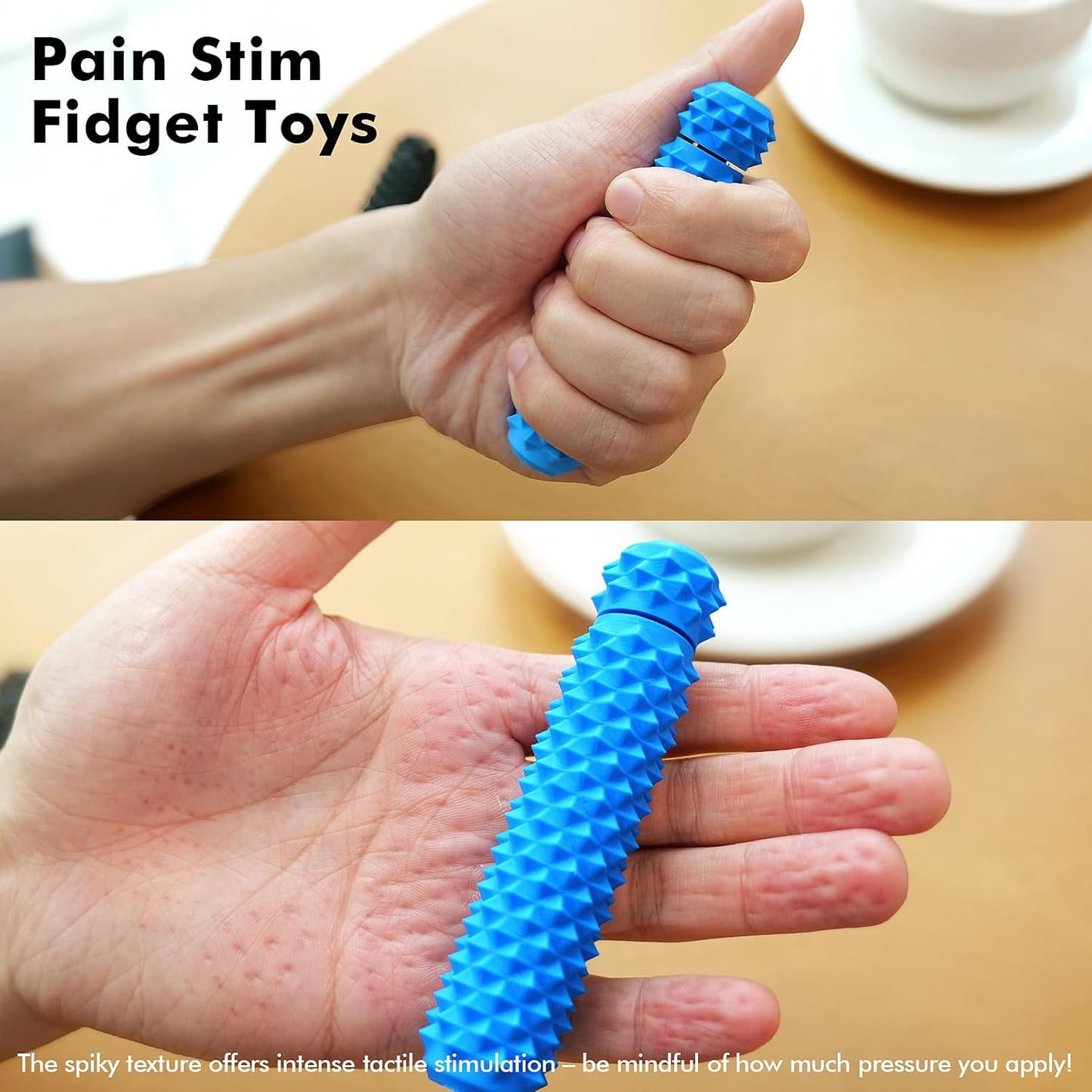 LESONG 旋轉尖刺減壓器 2入組 Rotating Spiky Grippie 2-Pack