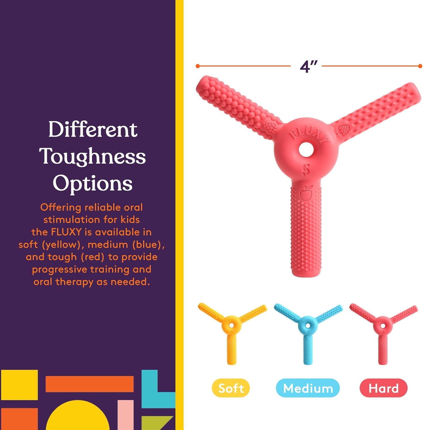 Special Supplies 口腔感統咀嚼玩具 3件組 FLUXY Oral Sensory Chew Toys – Combo 3 Pack