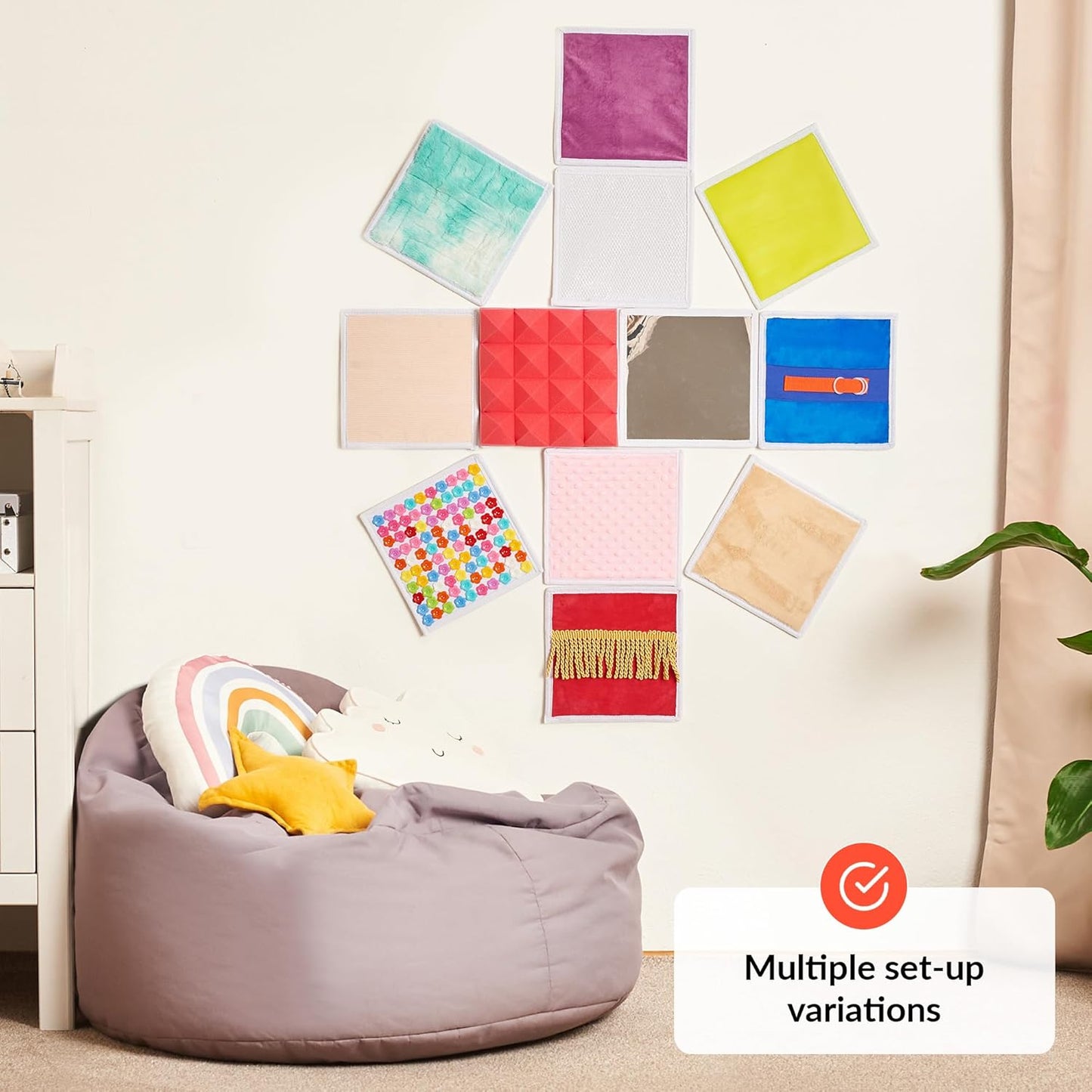 ODOXIA 12合1 兒童感統牆面板 12-in-1 Sensory Wall Panels Set 4