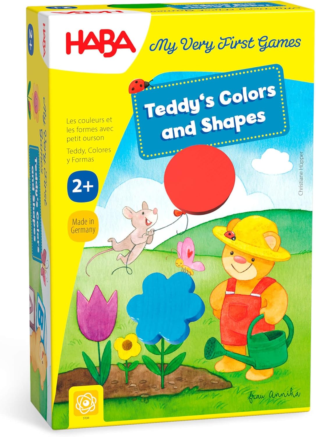 HABA 我的第一個遊戲 - 泰迪熊的顏色與形狀 My Very First Games – Teddy’s Colors & Shapes