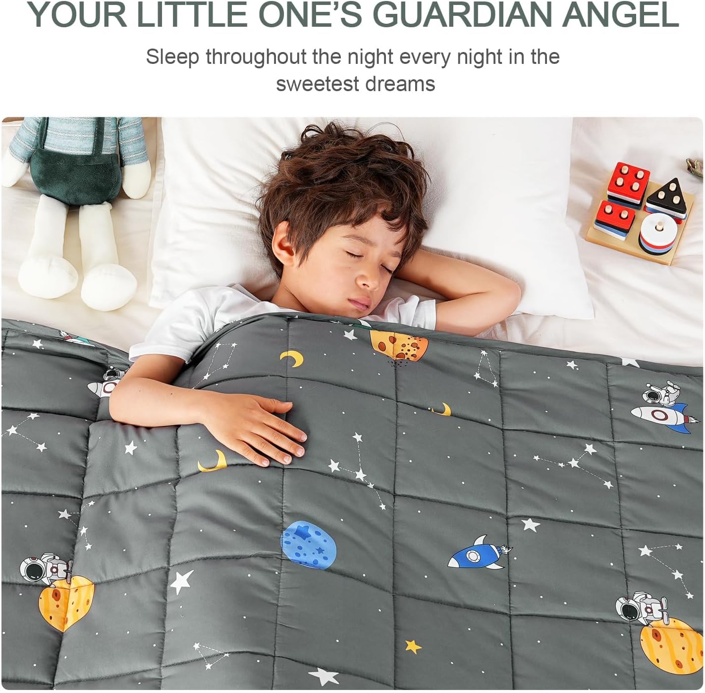 Mr. Sandman 太空灰加壓被系列 Space Grey Weighted Blanket Series